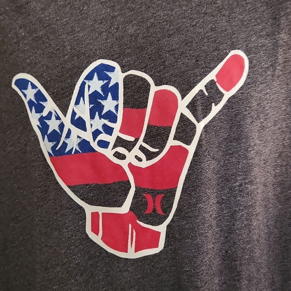 Hurley Patriotic Shaka Shirt L - Picture 2 of 5